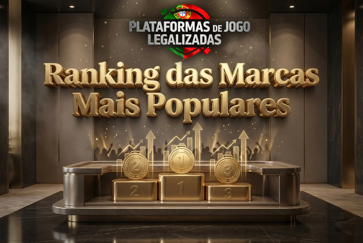 Ranking das marcas de jogos de azar online mais populares em Portugal